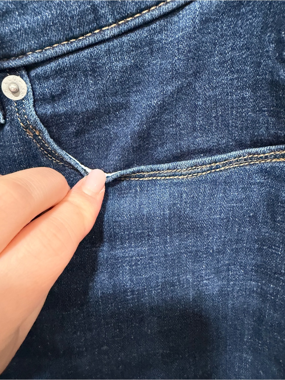 Levi’s Classic Straight Jeans Women’s Medium Wash Stretch Denim 30 - Picture 5 of 8